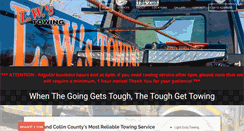 Desktop Screenshot of lwtowing.com